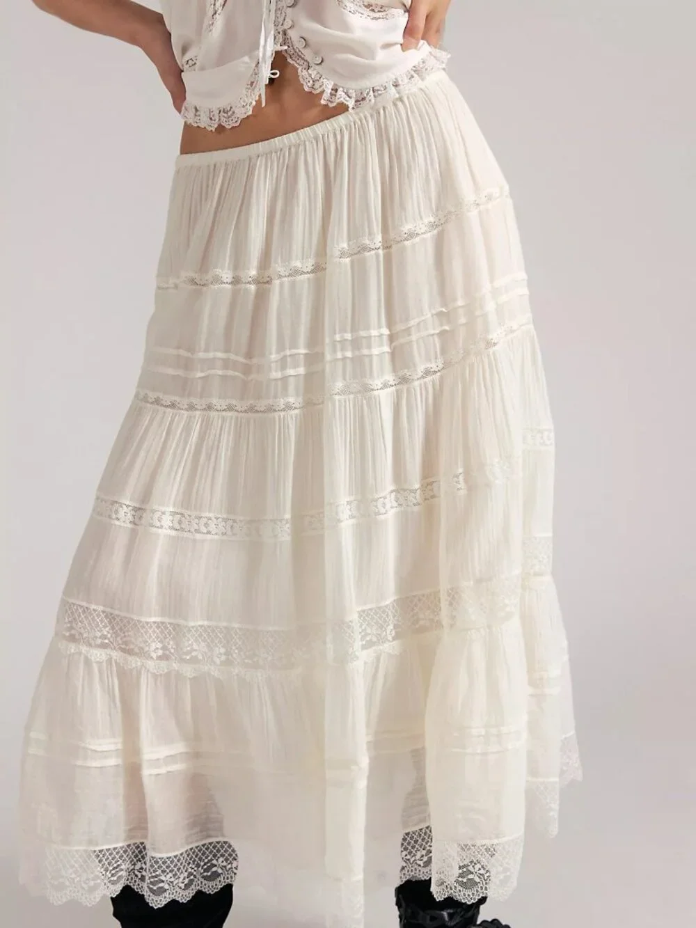 FP One Lily Lace Maxi Skirt - Picture 3 of 3